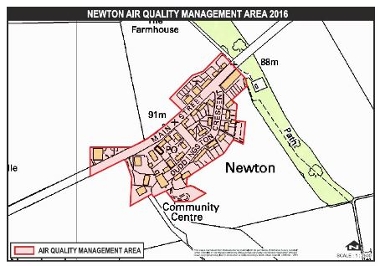 2016 Newton AQMA Map