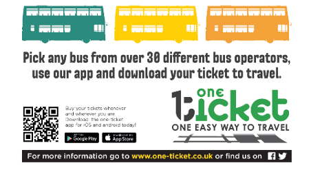 An image relating to One Ticket and Bus Tracker Information