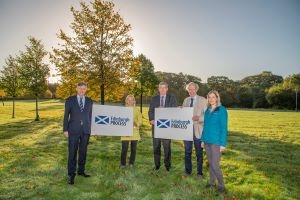 Council Leader Lawrence Fitzpatrick and council staff mark signing of declaration