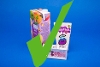 Clean empty cardboard cartons