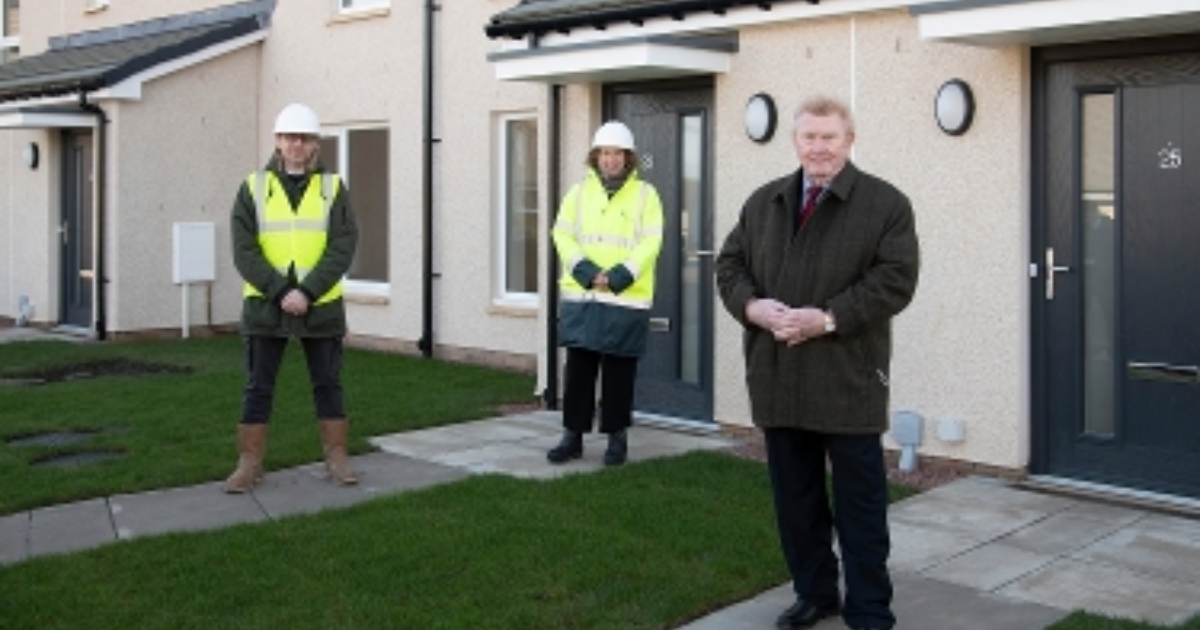 Tenants start to move into new council homes in Bathgate West Lothian