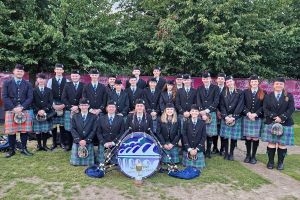 An image relating to World class effort for West Lothian pipe bands
