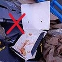 Contaminated Pizza Box