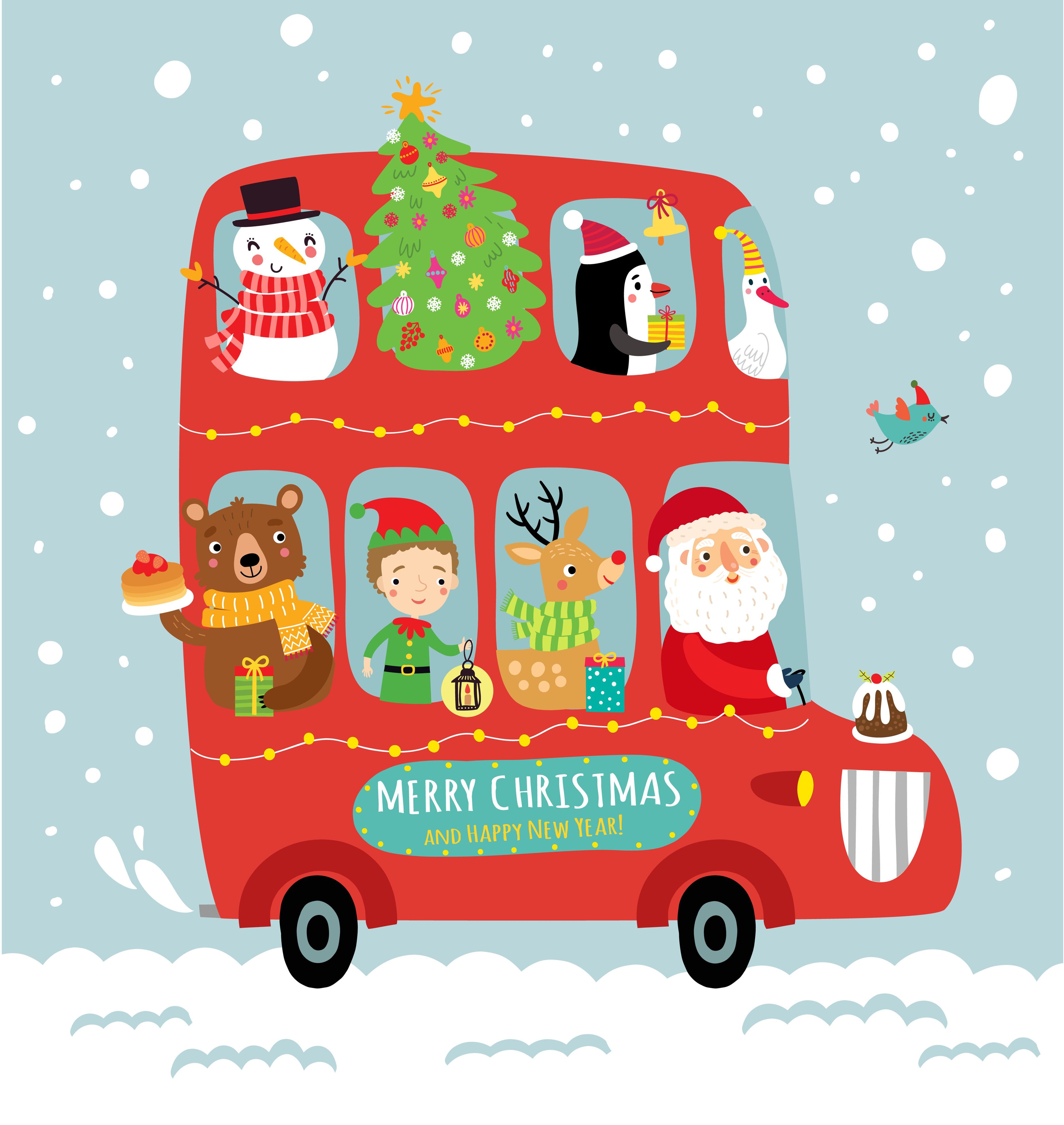 Festive buses Icon