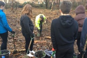 An image relating to Livingston school turn over new leaf to help local woods