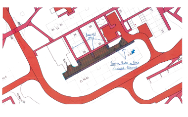 Map of closures on Katherine Street