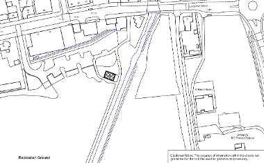 Map showing location of Meadowbank Park pavilion