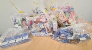 An image relating to Illegal vapes seized in West Lothian