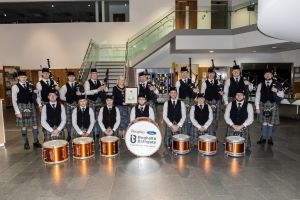 An image relating to West Lothian pipe bands honoured