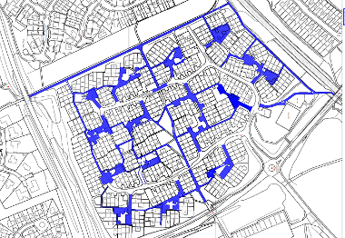 Map of closures on Sutherland Way