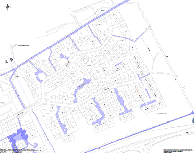 Map of road closures on Ogilvie Way