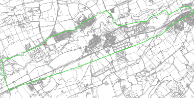 Map of Diversion and closure for Cannop Crescent