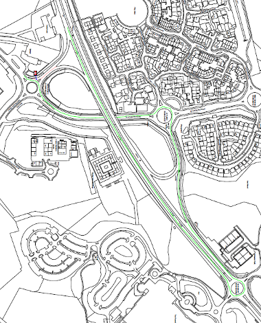 Map of closure on A7066