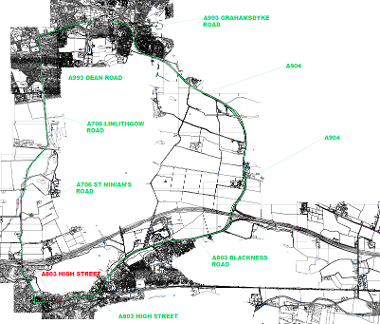 Map of closure on High Street