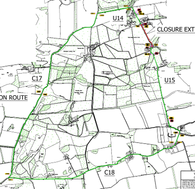 Map of closure on U15