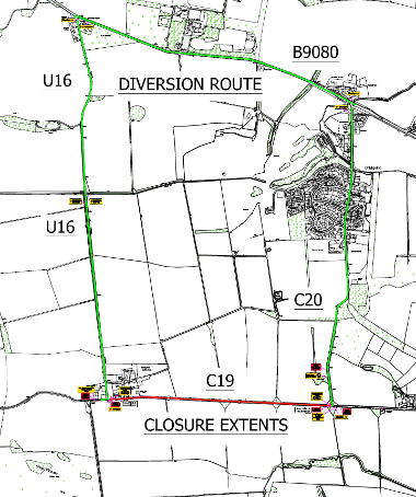 Map of closure on C19