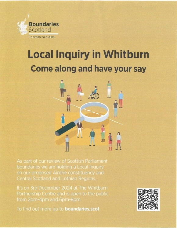 Boundaries Scotland host Whitburn local inquiry Icon