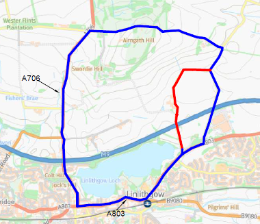 Map of closure on U1