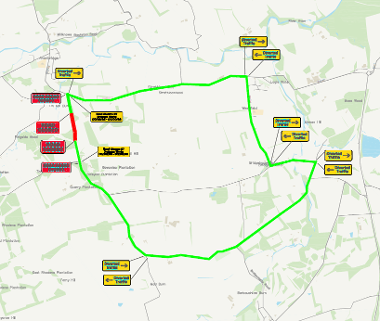 Map of closure on C7