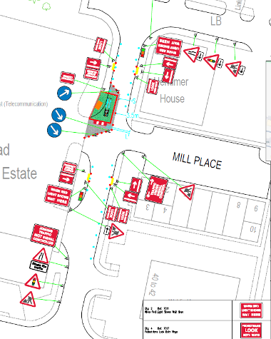 Map of suspension on Avonmill