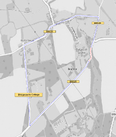 Map of closure on C14