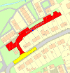 Map of closure on Burnside Terrace