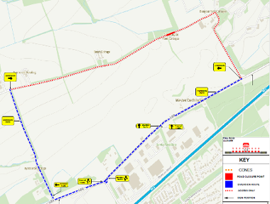 Map of closure on the C9