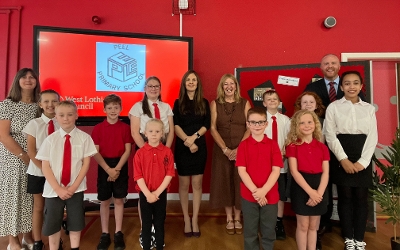 Image of children from Peel Primary
