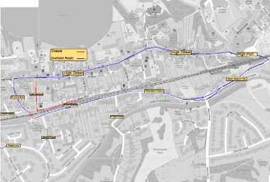 Map of Linlithgow road closures