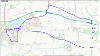 Map of closure on High Port and Back Station Road