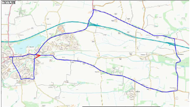 Map of closure on High Port and Back Station Road