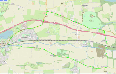 Map of closure at High Port