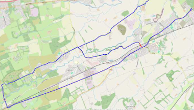 Map of closure on Cleuch Brae
