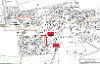 Map of closure for Blackridge fireworks