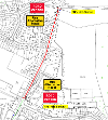 Map of closure for Armadale War Memorial