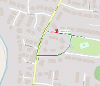 Map of closure on Kettilstoun Road