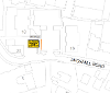 Map of closure on Avonmill Road