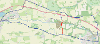 Map of closure at Threemiletown