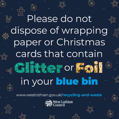 Glitter Free Paper Christmas