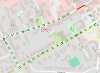 Map of closure on Mid Street