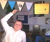 ICHS bunting + student