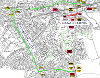 Map of closures for Linlithgow Fun Day