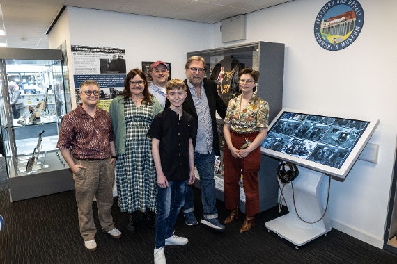 An image relating to West Lothian film maker honoured in This Broxburn Boy's Life exhibition.