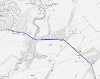 Map of closure on B7008