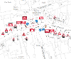 Map of closure at The Cross