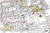 Map of closures for Blackburn Gala
