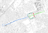 Map of closure on Ladywell East Road