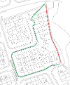 Footpath closure at Glenburn Gardens