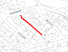 Map of footpath closure on Muirfield Drive