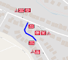 Map of closure on Allison Gardens
